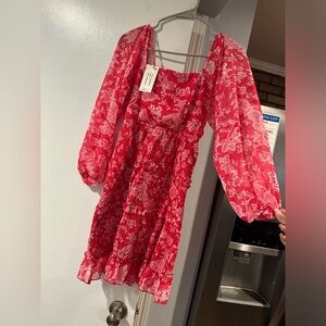 Pretty pink floral like dress